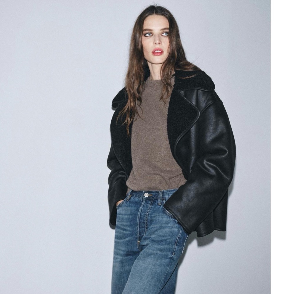 Zara ZW Collection Double-Faced Jacket